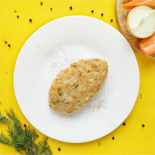 Куриная котлета с морковью и зеленью 2249