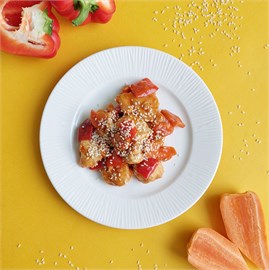 {{photo.Alt || photo.Description || 'Куриное филе в кисло-сладком соусе с овощами'}}